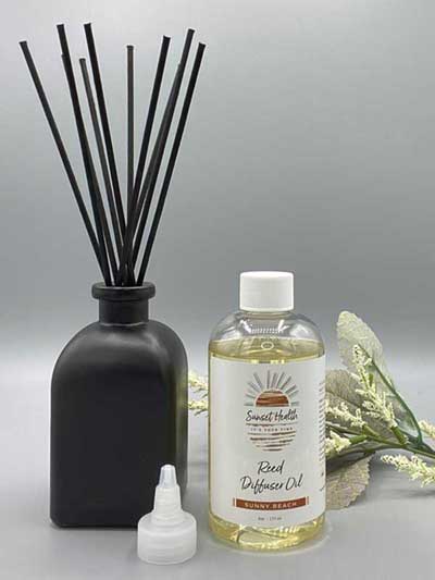 black reed diffuser oil sunny beach