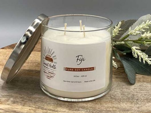 pure soy candle fiji