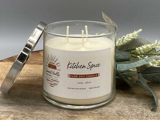 pure soy candle kitchen spice