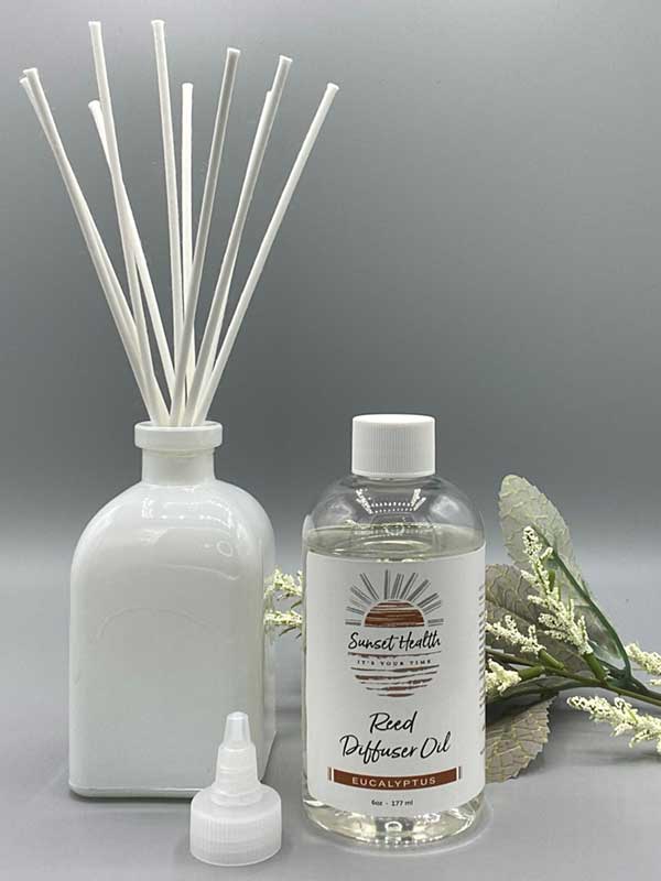 white reed diffuser oil eucalyptus