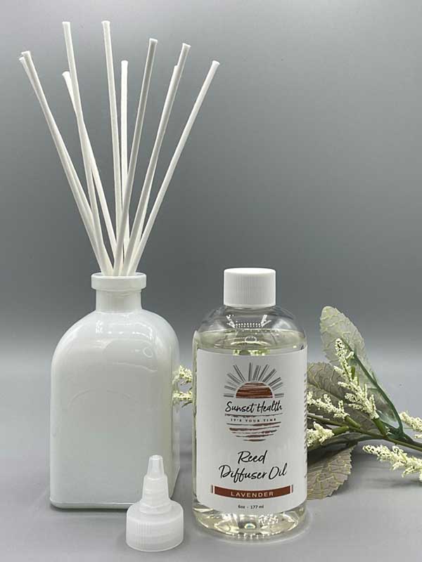 white reed diffuser oil lavender