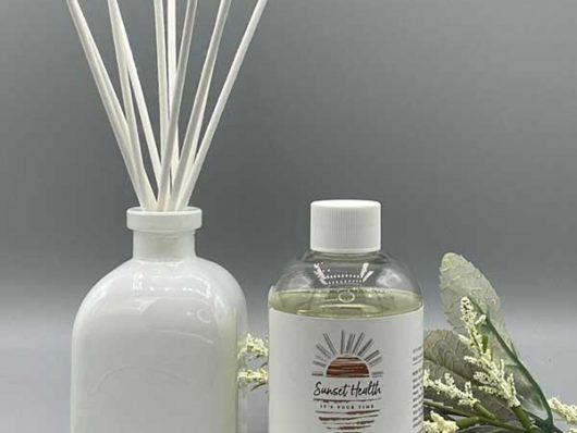 white reed diffuser oil Mandarin Vanilla