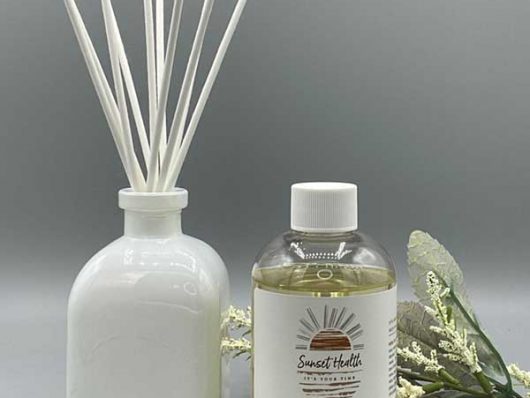 white reed diffuser oil sunny beach